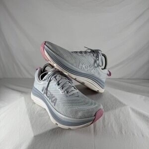 Hoka Women's Size 11 Grey Gaviota 5 Stability Cushioned Running Shoes